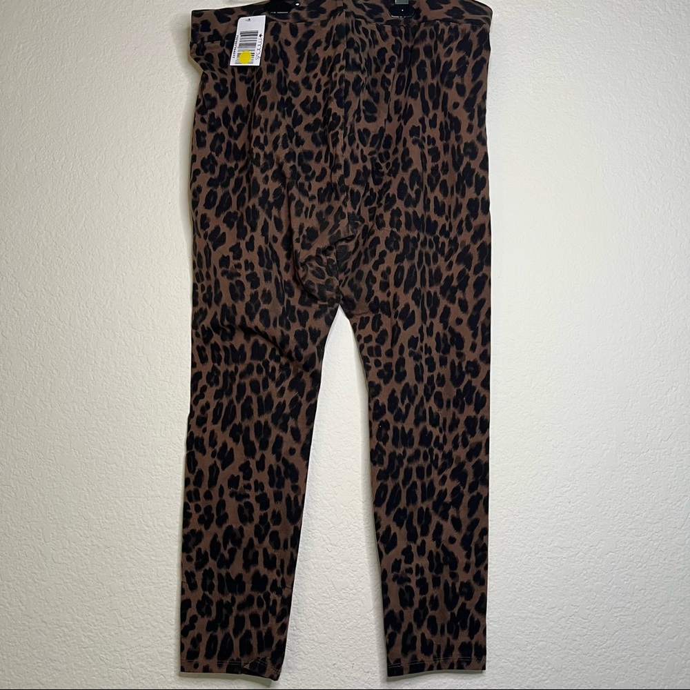 Style & Co Plus Size Basic Printed Leopard Leggings Size XXL - Picture 4 of 9